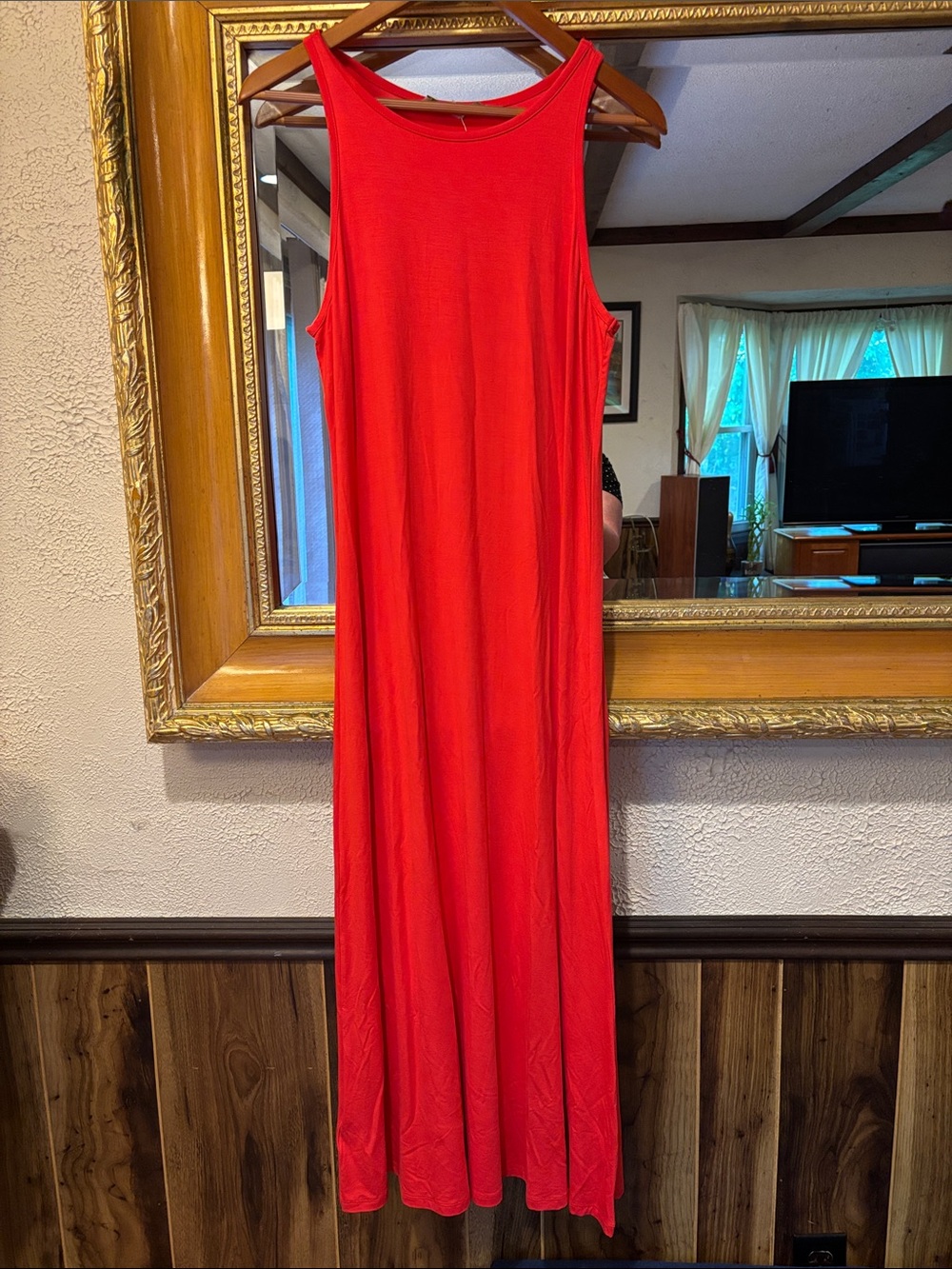 NWT Loft Red Maxi Dress - Size M